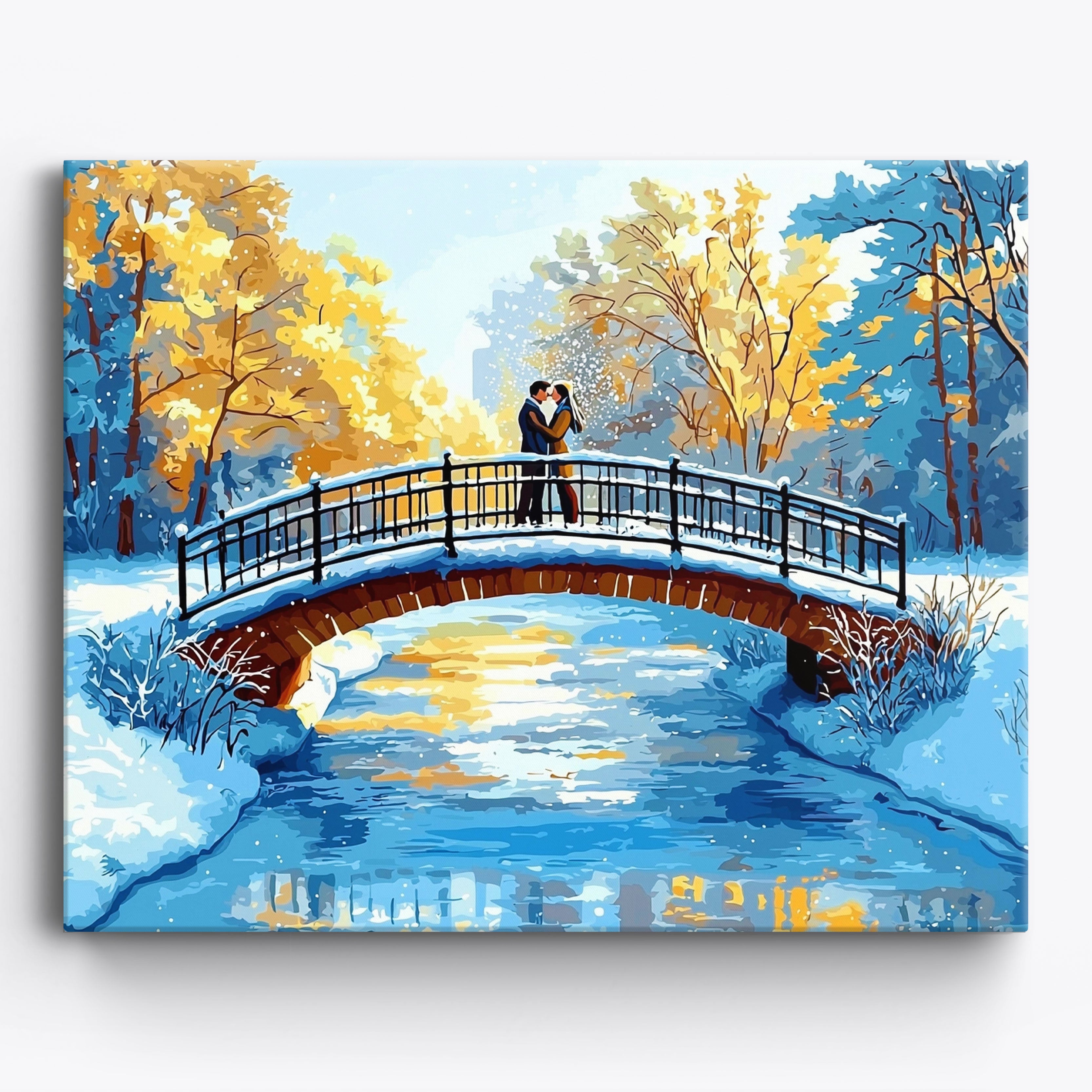 Snowy Embrace No Frame / Regular (15.75"x19.7"/40x50cm)