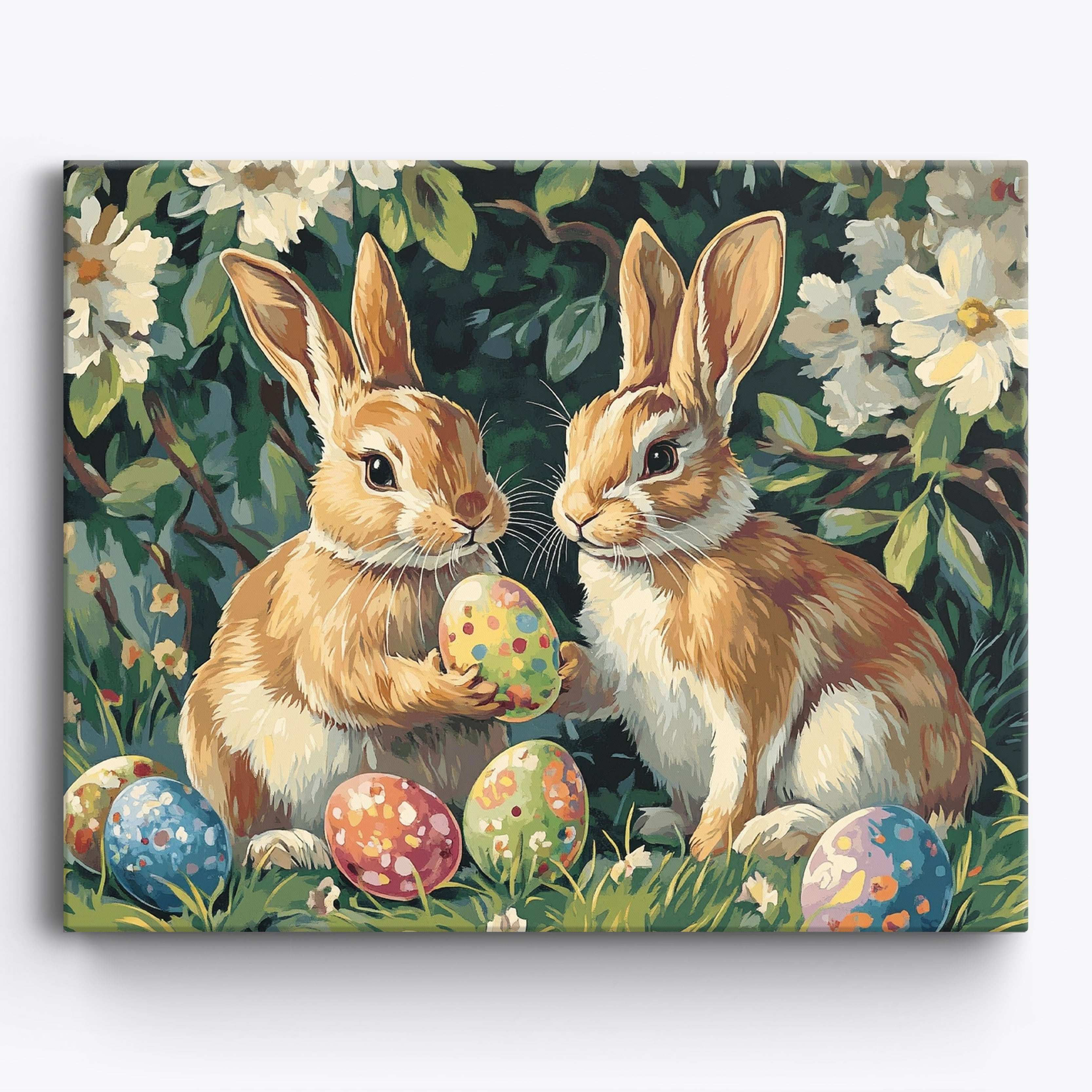 Bunny Egg Hunt No Frame / 50x40cm