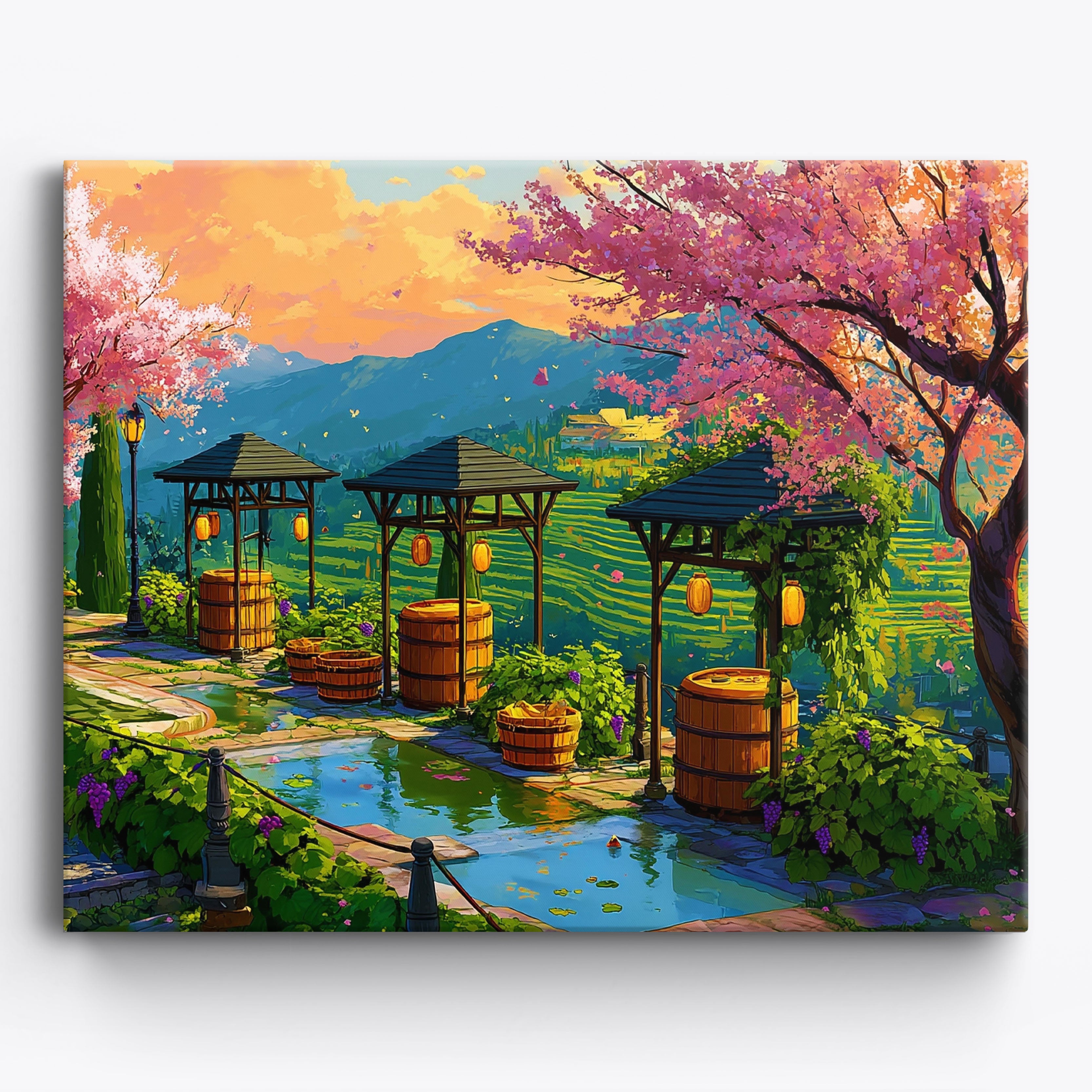 Terraced Tranquility No Frame / 50x40cm