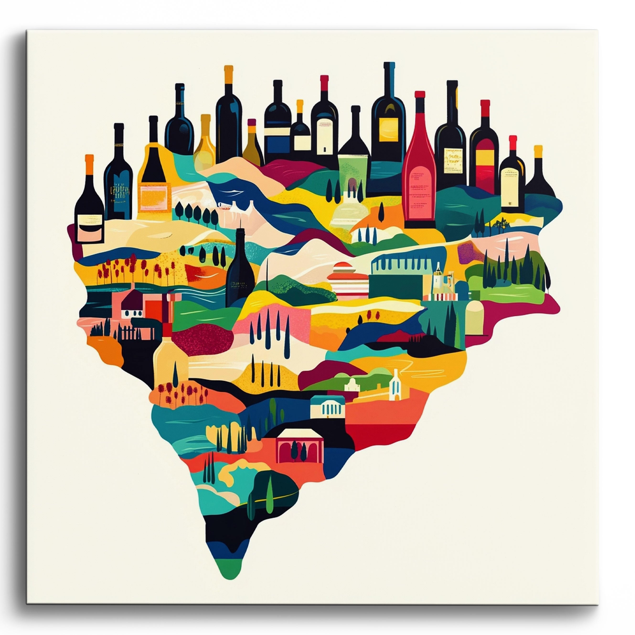 Region Preference No Frame / 40x40cm
