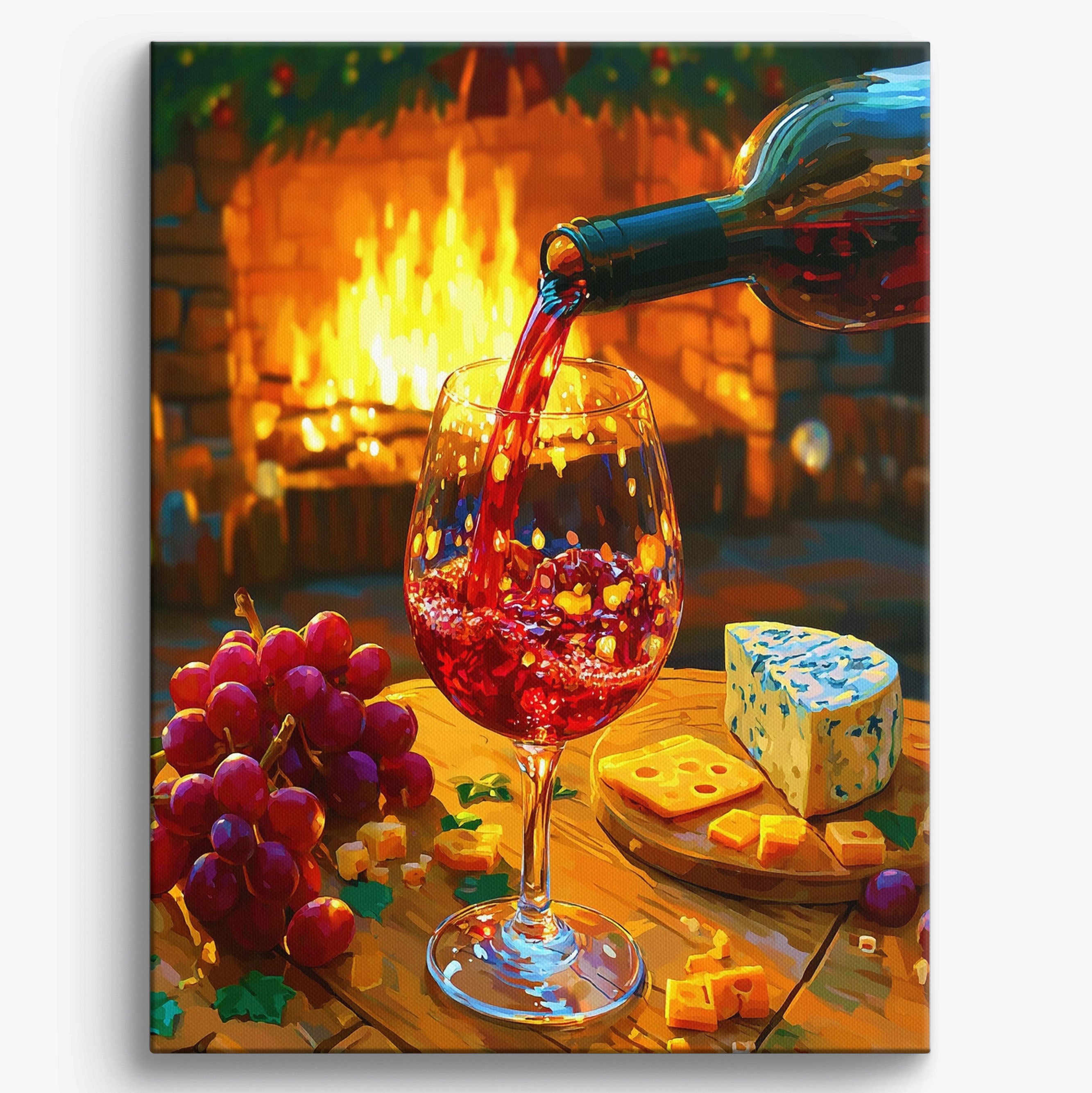 Fireside Feast No Frame / 40x50cm