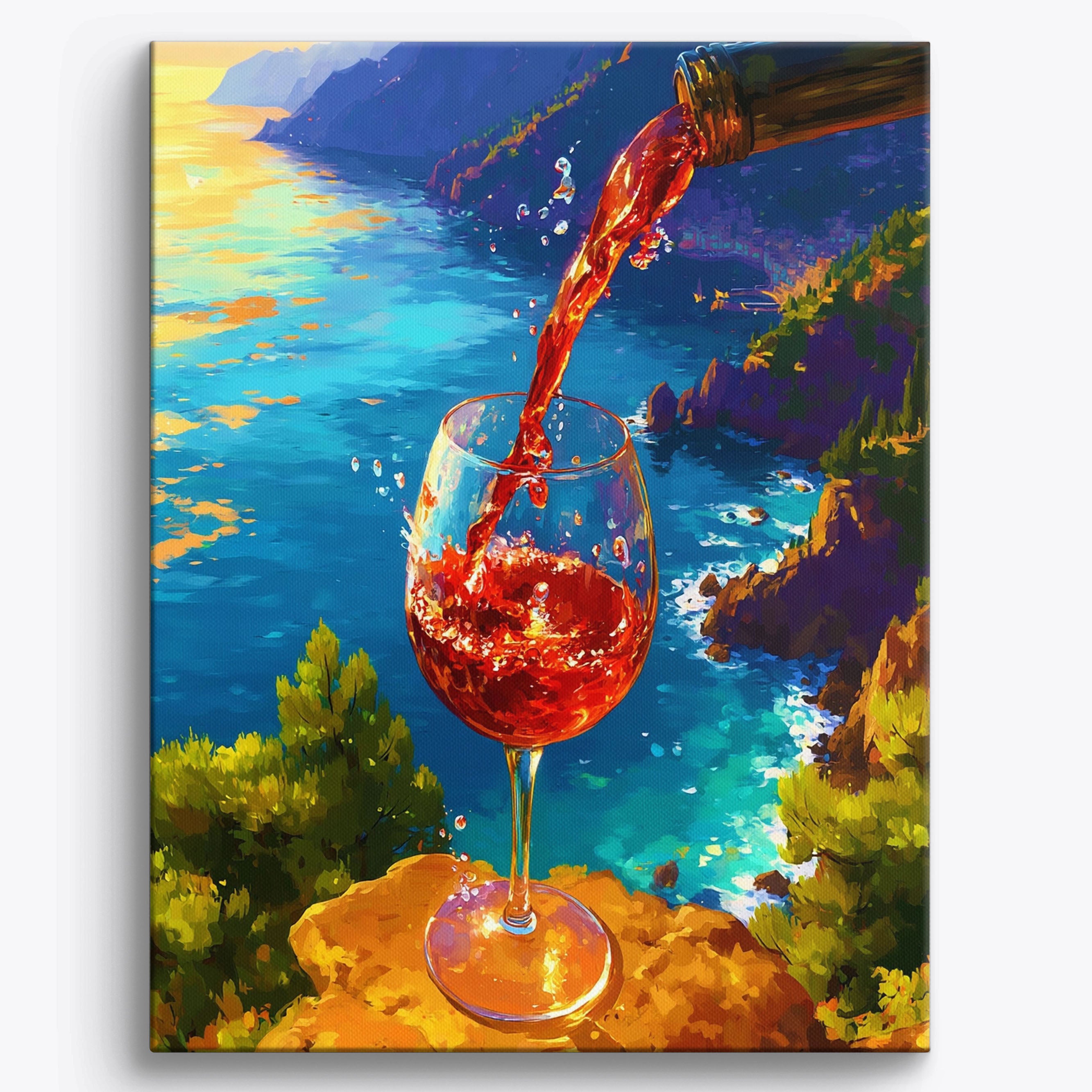 Wine Cascade No Frame / 40x50cm