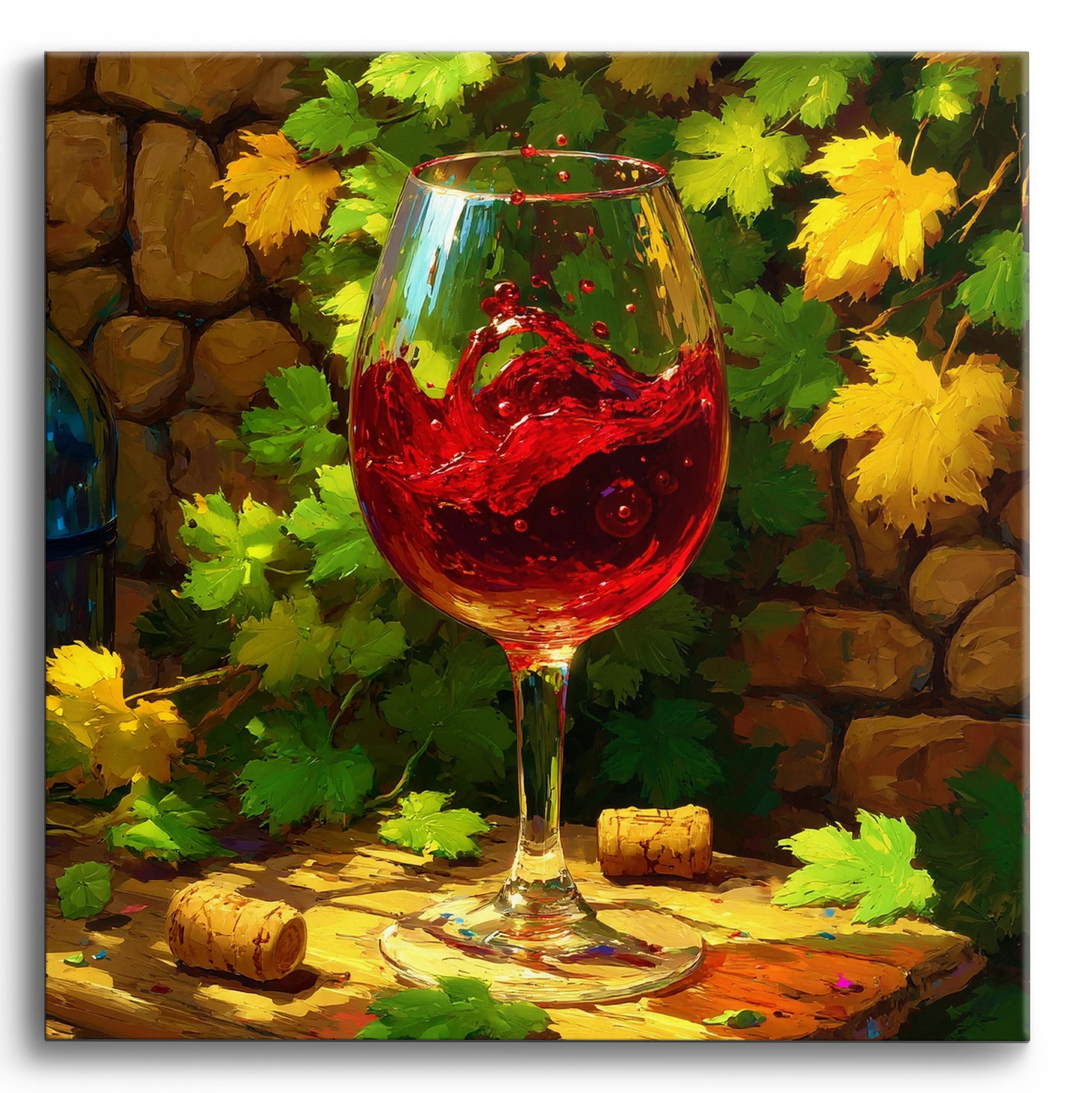 Wine Symphony No Frame / 40x40cm