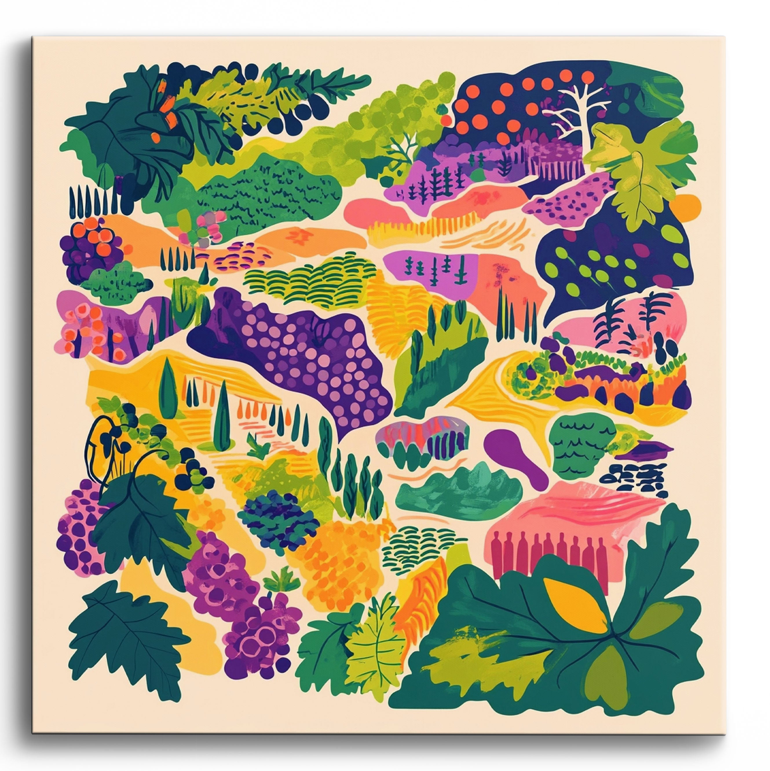 Vivid Vineyards No Frame / 40x40cm