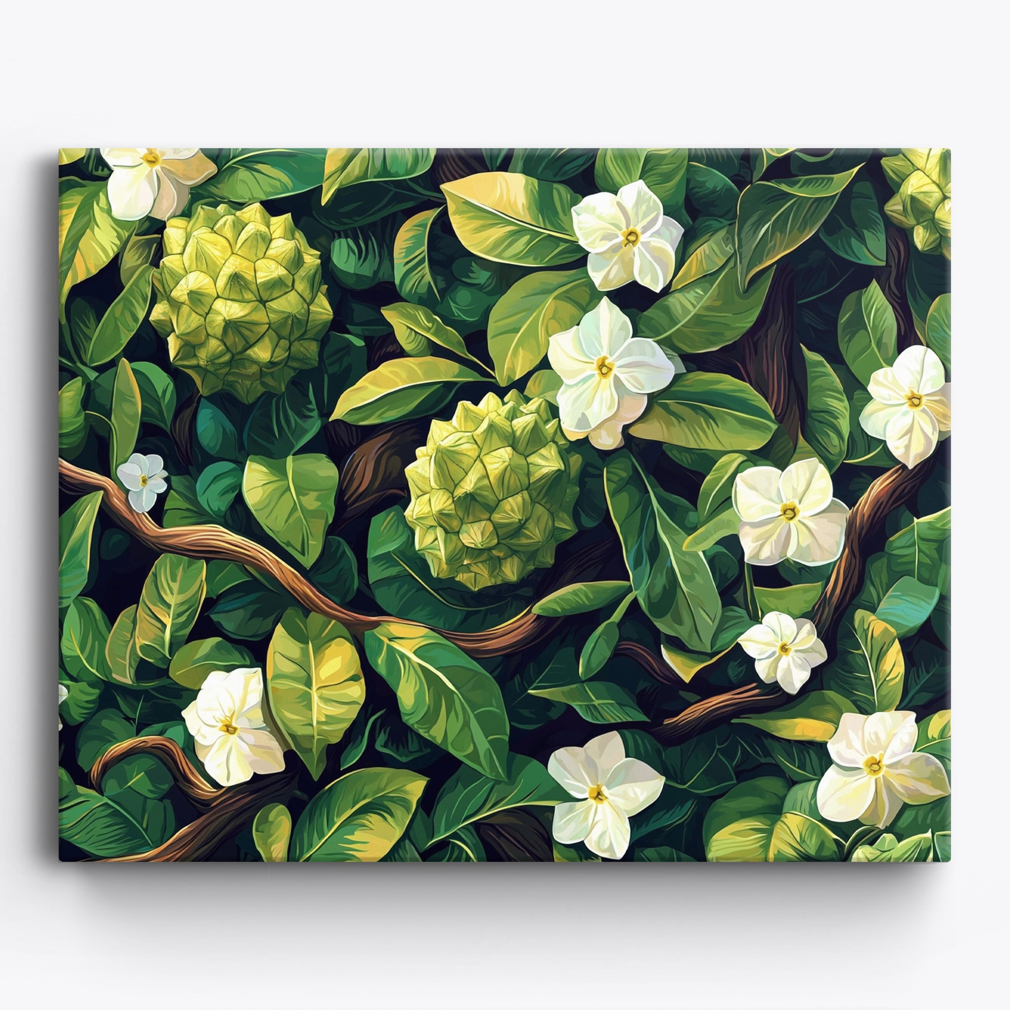 Emerald Botanical Frenzy No Frame / 50x40cm