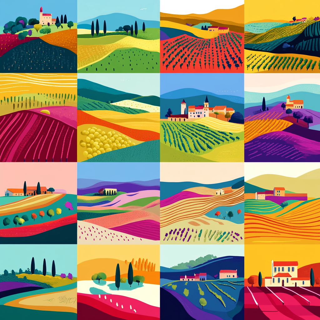 Vibrant Vineyards